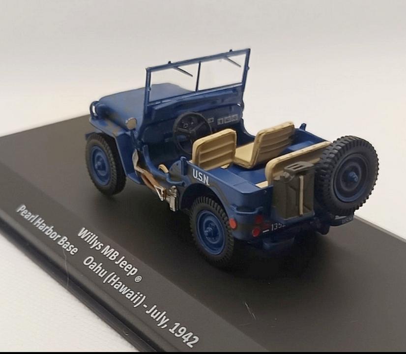 Willys MB Jeep Hawai 1945 schaal 1/43 Militaires WO II # 108, Verzenden, Nieuw, Auto, Overige merken