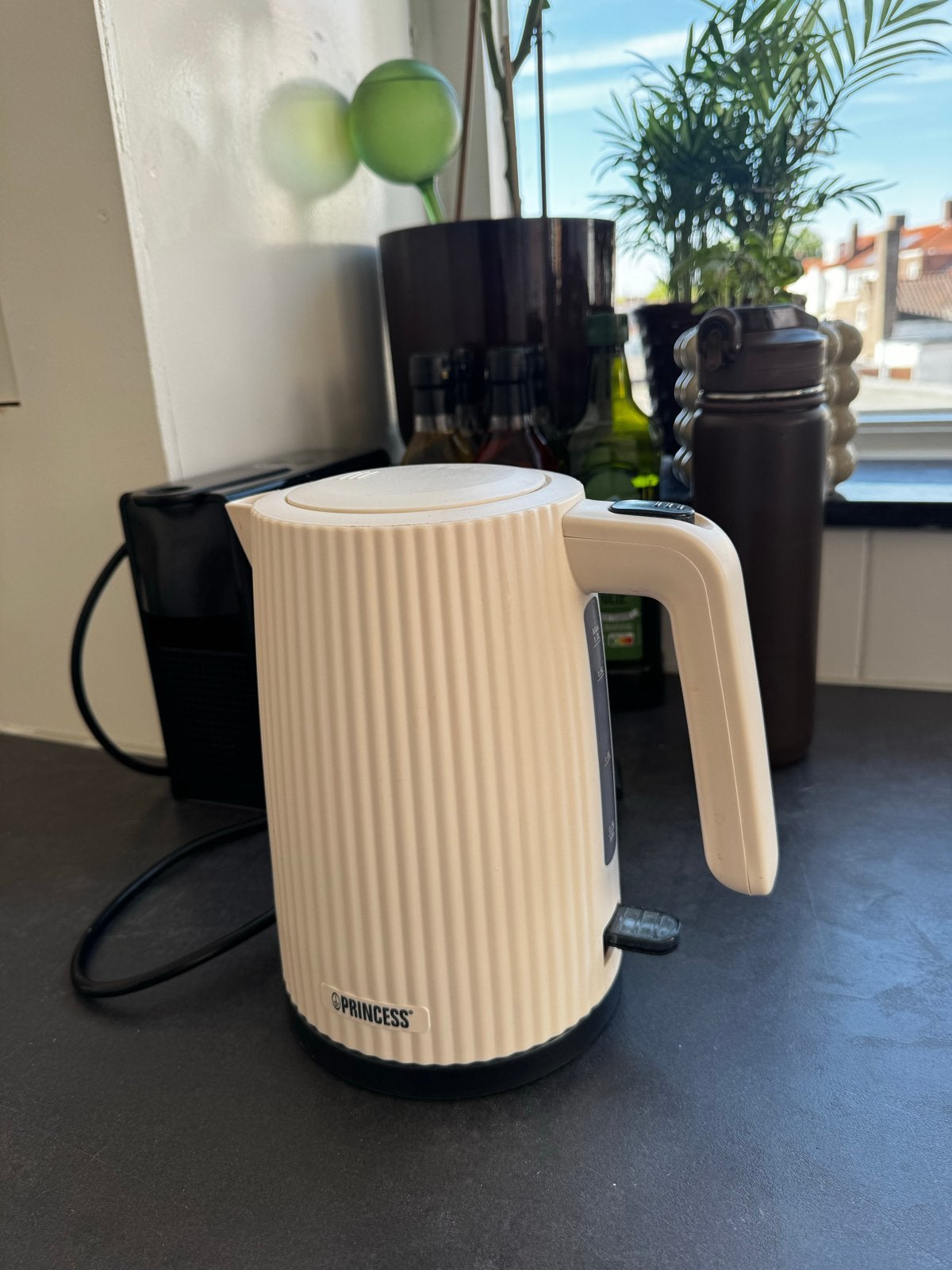 Princess waterkoker - Zo goed als nieuw, 1 tot 2 liter, Ophalen of Verzenden, Zo goed als nieuw, Draadloos