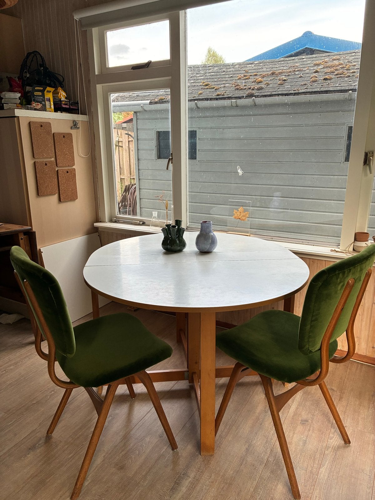 Vintage Ikea klaptafel Vansbro, Huis en Inrichting, Tafels | Eettafels, Gebruikt, 100 tot 150 cm, Tot twee personen, Ovaal
