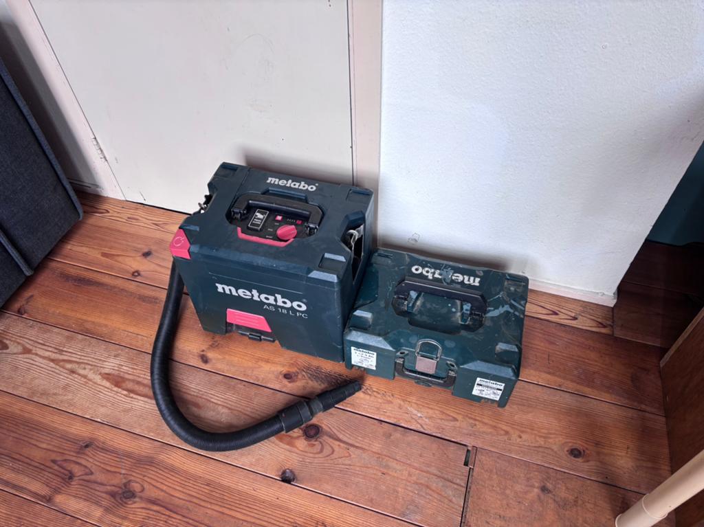 Metabo 18 volt accustofzuiger, Ophalen, Zo goed als nieuw