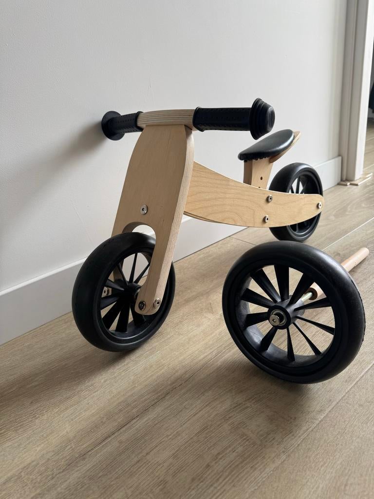 Bandits and Angels Loopfiets Hout - 2-in-1, Ophalen, Zo goed als nieuw, Loopfiets