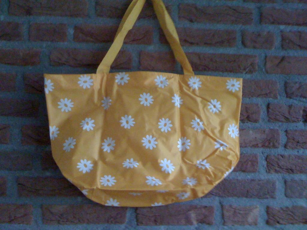 strandtas, Ophalen of Verzenden, Nieuw, Geel, Handtas