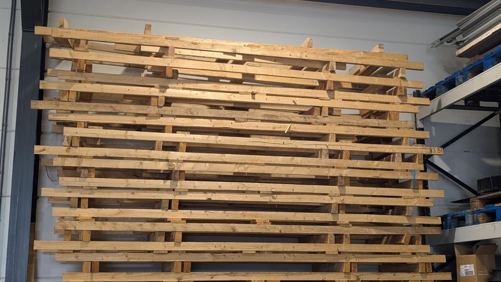 Pallets voor stookhout - Ideaal voor de kachel, 6 m³ of meer, Ophalen, Overige houtsoorten, Blokken