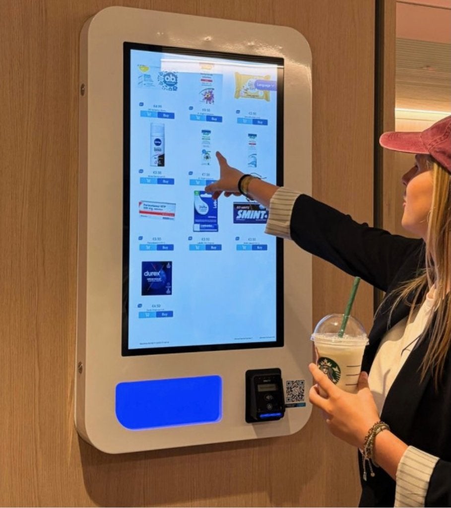 Wally vending automaat muurbevestiging, Ophalen, Zo goed als nieuw