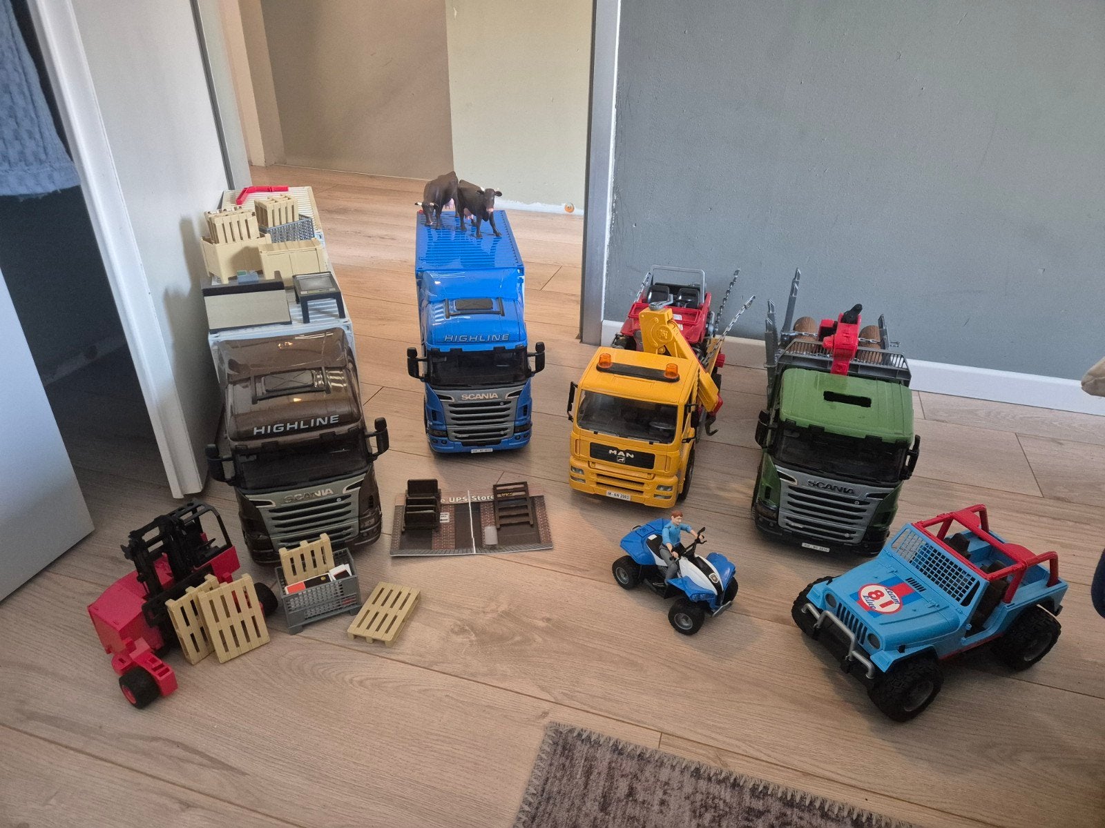 bruder auto's, Ophalen of Verzenden