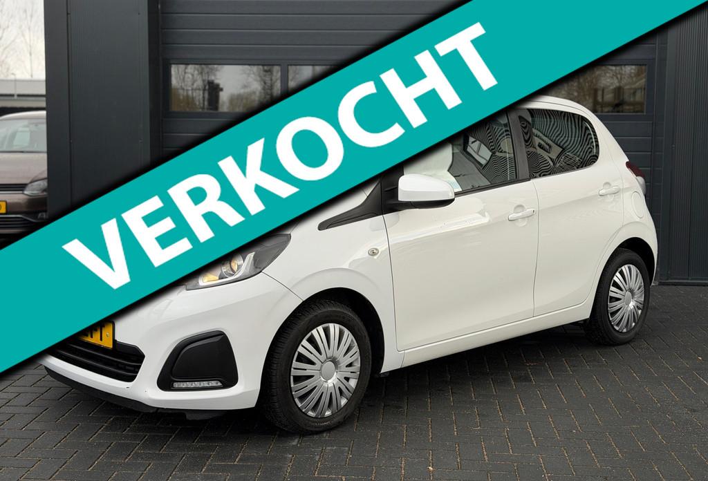 Peugeot 108 1.0 e-VTi Active Airco|Wit, Auto's, Voorwielaandrijving, Euro 5, Gebruikt, 4 stoelen