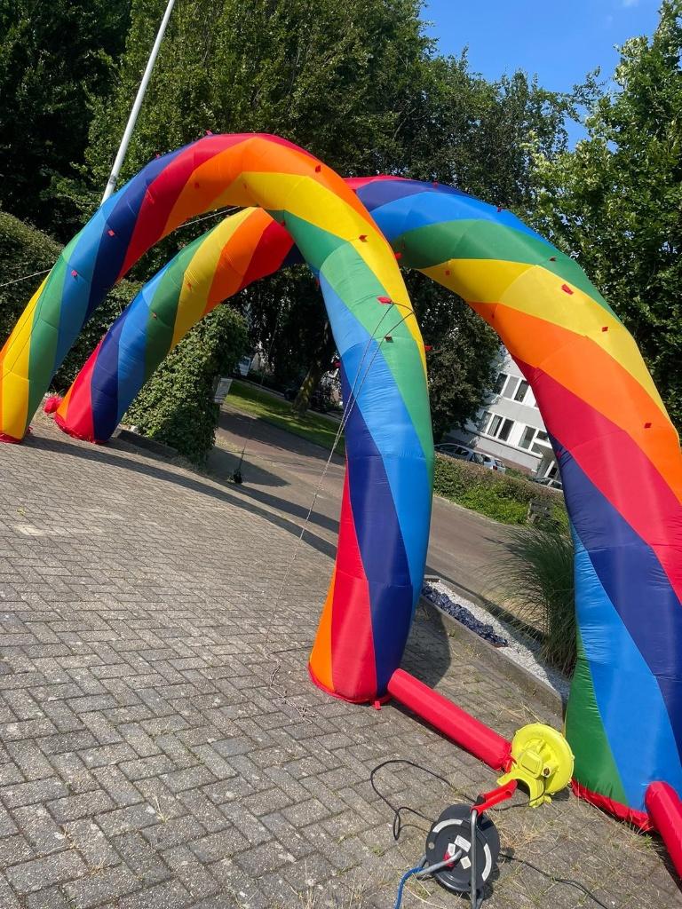 feest bogen, finish, start, welkom, Hobby en Vrije tijd, Feestartikelen | Verhuur, Nieuw, Overige, Ophalen