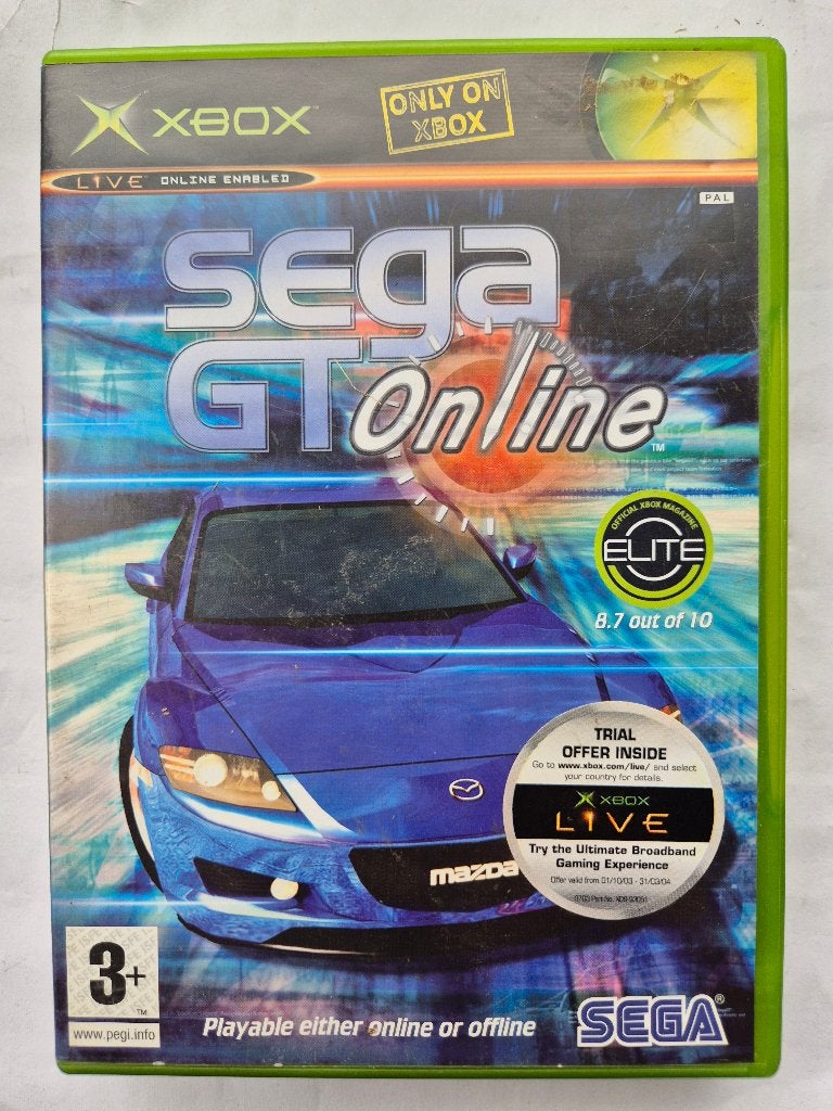 SEGA GT online, Online, Gebruikt, 1 speler, Racen en Vliegen