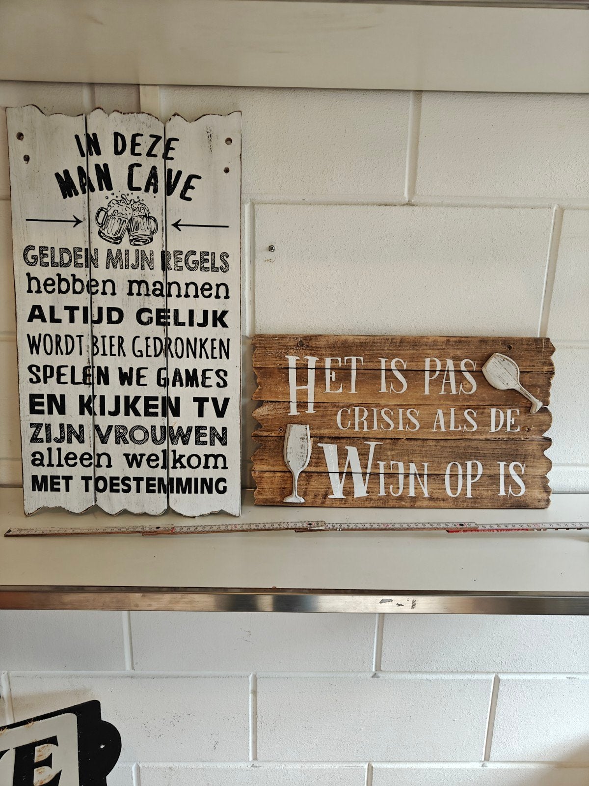 Enorme verzameling 42 stuks Mancave Items in 1 koop, Reclamebord, Ophalen of Verzenden, Zo goed als nieuw, X