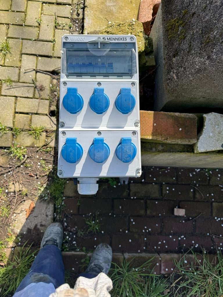 Mennekes stekkercombinatie AMAXX CEE stekkerdooscombinatie, Ophalen of Verzenden, Zo goed als nieuw, Overige typen