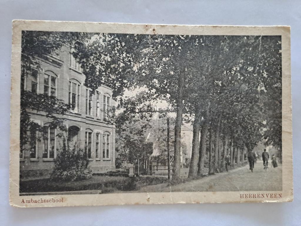 Heerenveen,  Ambachtsschool,,1919, Ophalen of Verzenden, Voor 1920, Friesland