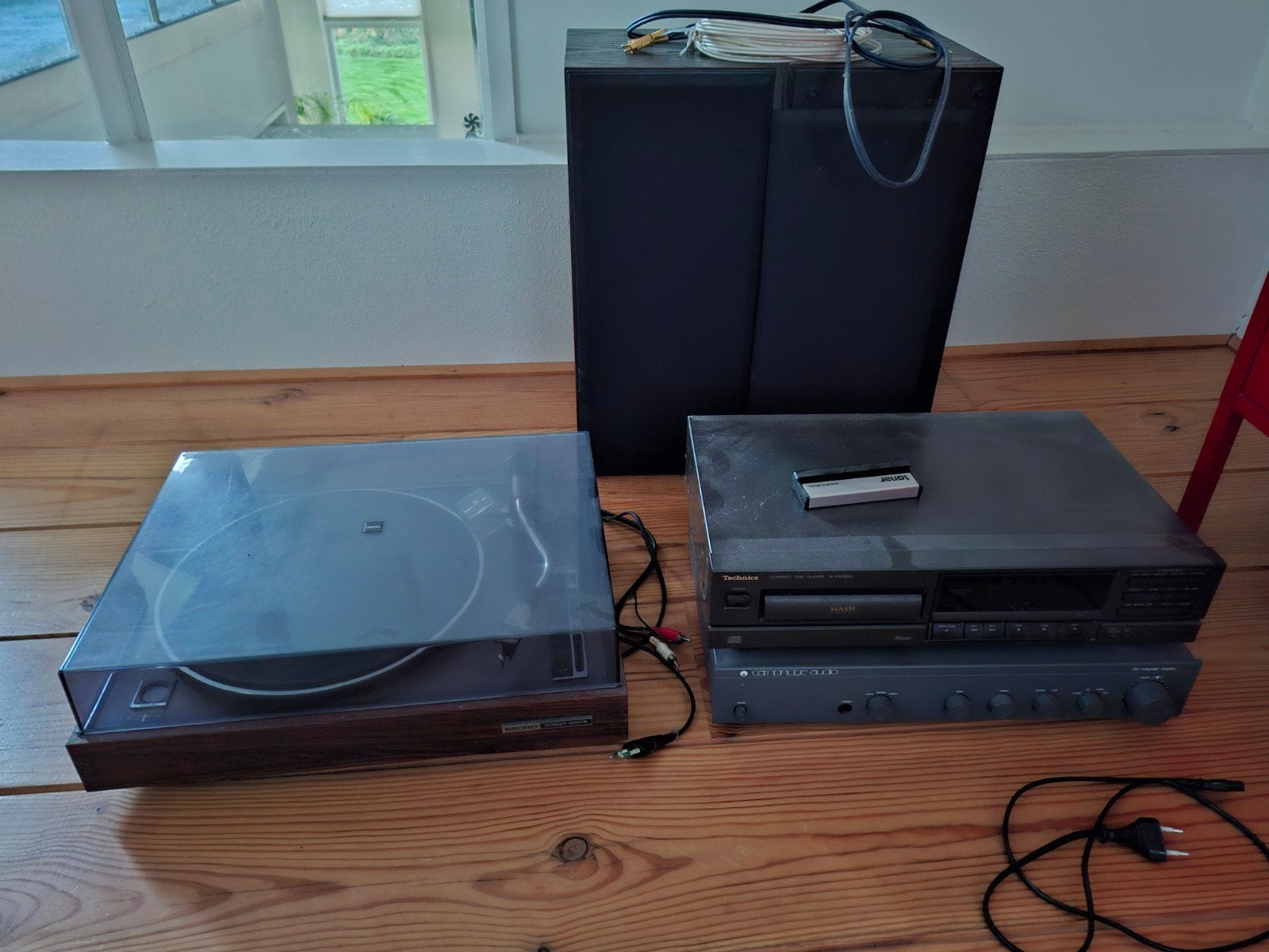Stereo set met o.a. Cambridge versterker, Ophalen, Gebruikt, Cd-speler