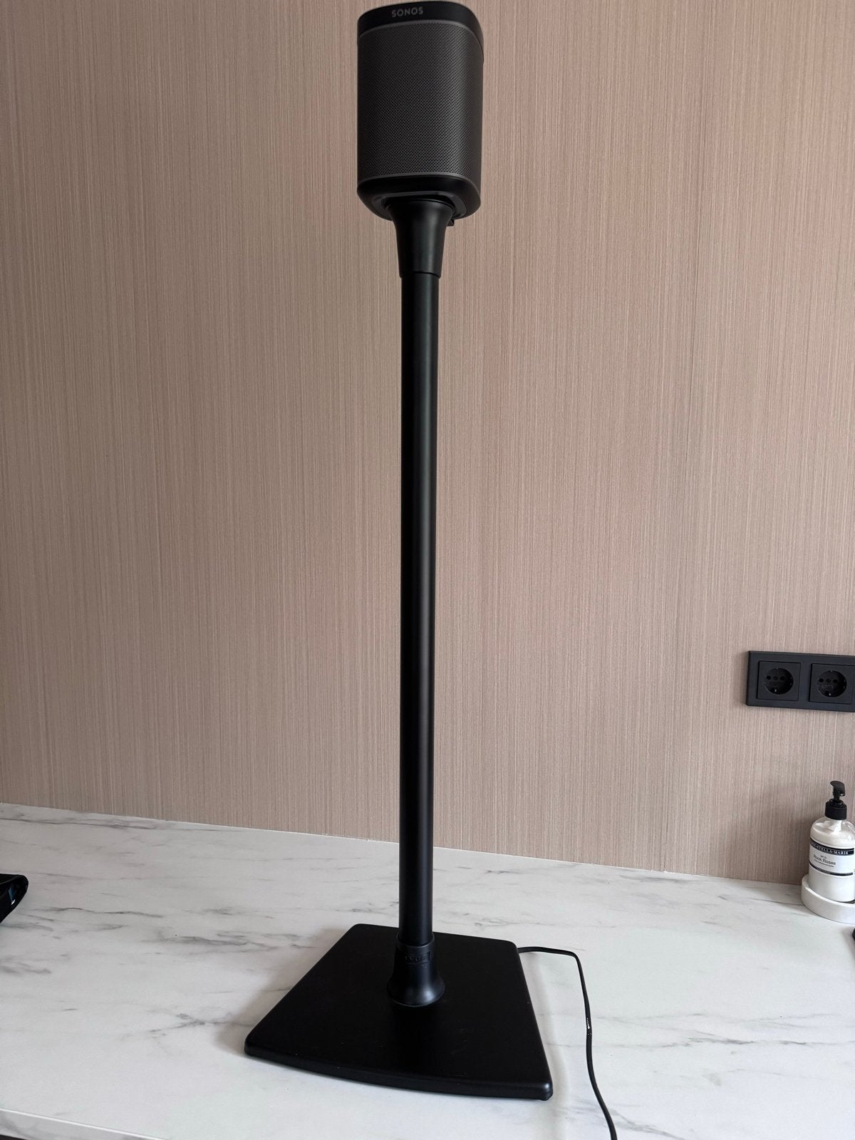 ** 2x Vloerstandaard voor Sonos One - zwart **, Gebruikt, Inclusief standaarden, Overige typen, Ophalen of Verzenden