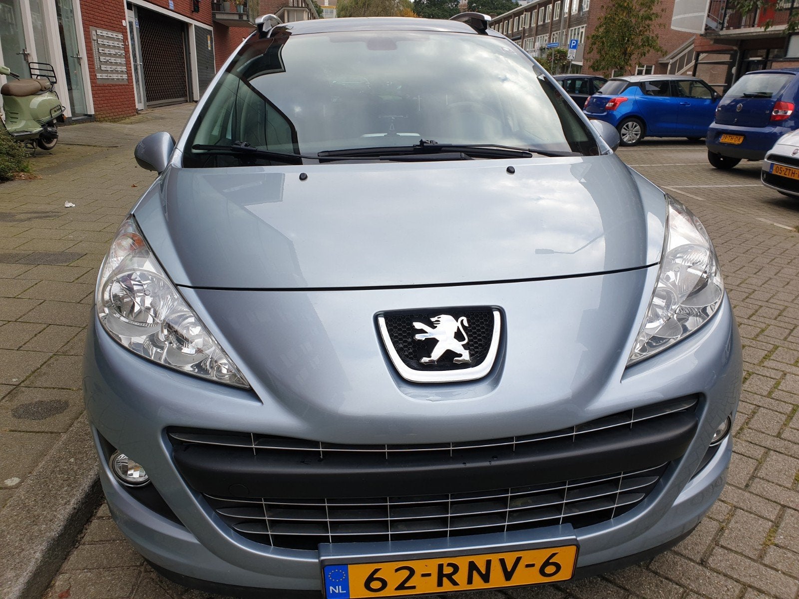 Peugeot 207 1.6 16V SW Outdoor 2011 Blauw, Auto's, Peugeot, Voorwielaandrijving, 4 cilinders, Blauw, Origineel Nederlands