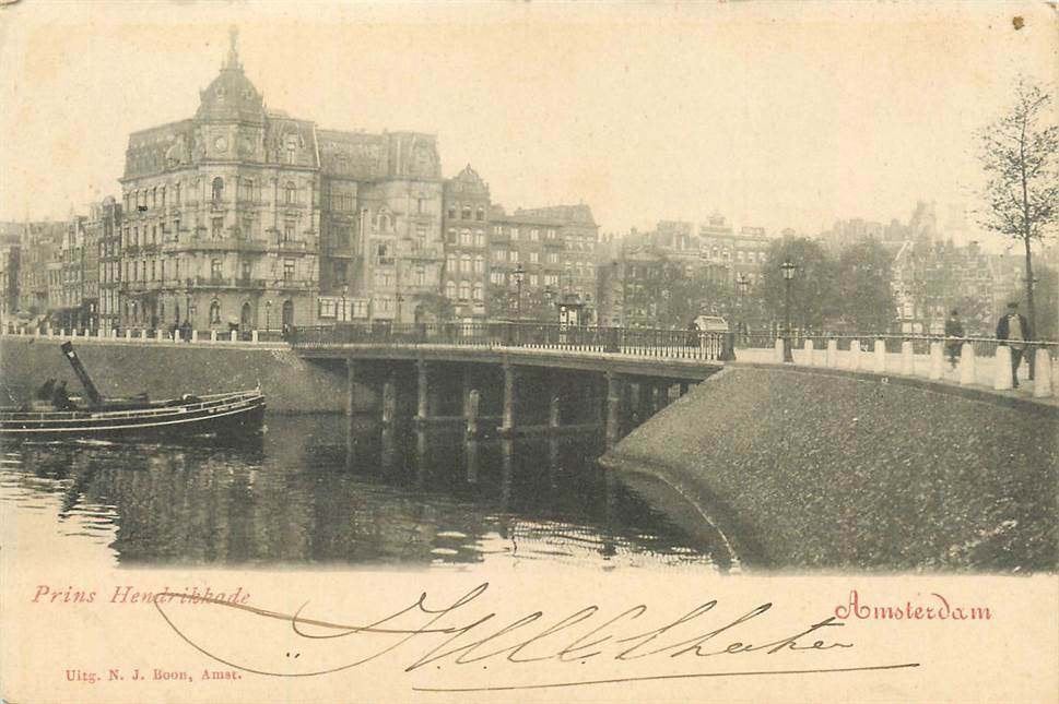304-245-041 Amsterdam Prins Hendrikkade, Verzenden, Voor 1920, Noord-Holland