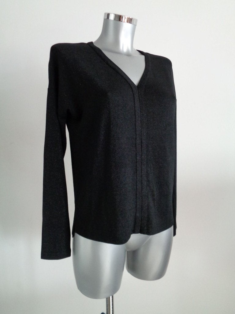 Opus top, longsleeve, maat 36, Nieuw met kaartje, viscose, Zwart, Nieuw, Ophalen of Verzenden, Lange mouw