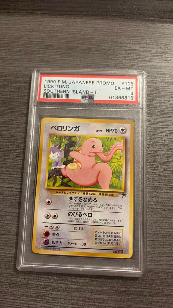 Lickitung southern islands psa 6, Ophalen of Verzenden, Zo goed als nieuw