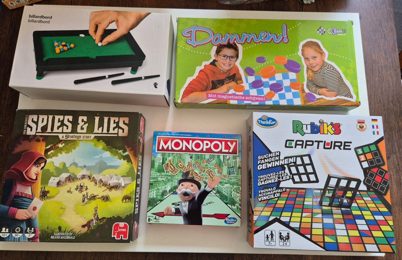 Diverse Bordspellen, Jumbo, Hasbro, Thinkfun, CoCom, Ophalen of Verzenden, Zo goed als nieuw, Vijf spelers of meer