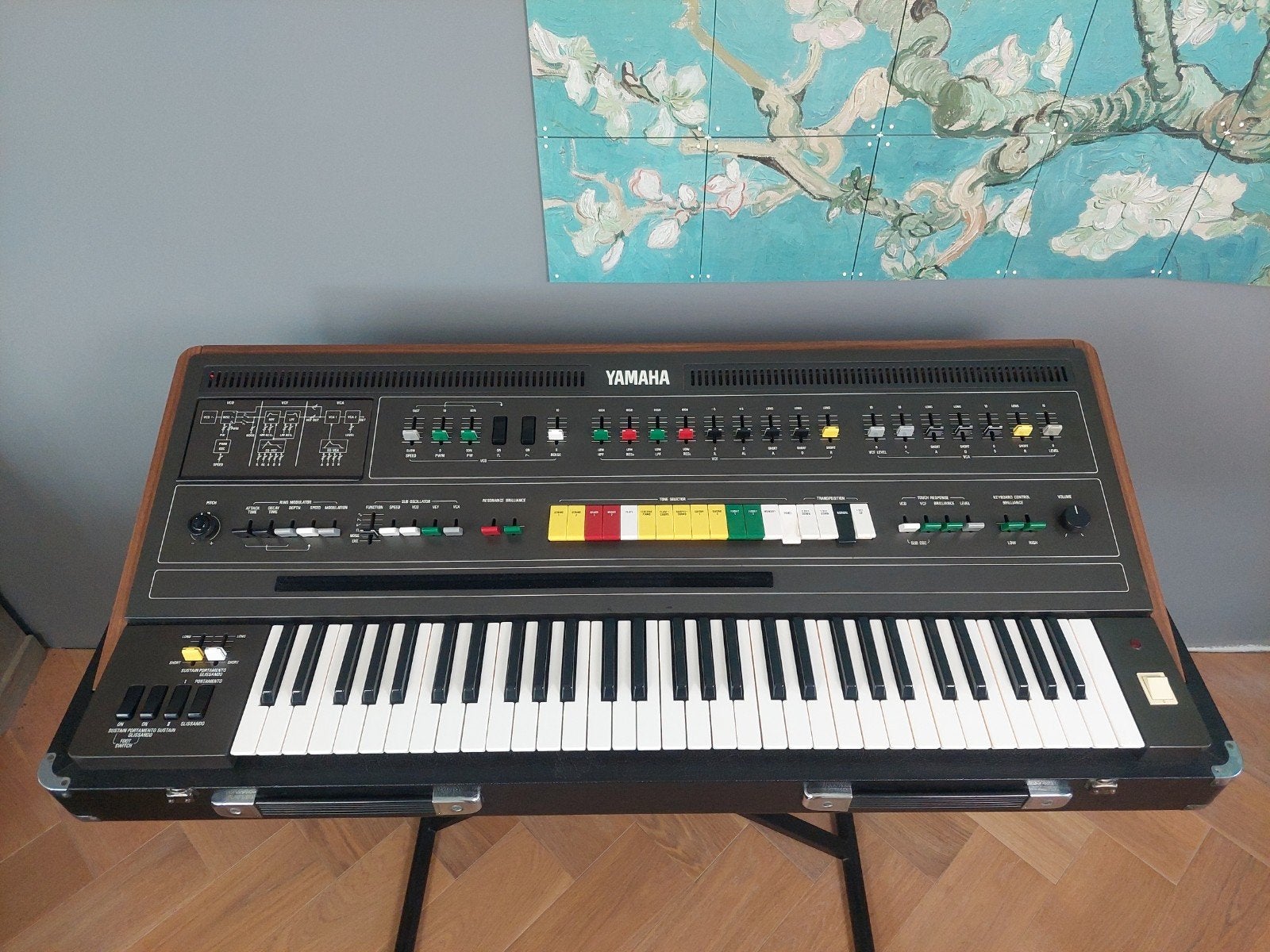 👉Yamaha CS-60🔹️VERKOCHT!️🔹, Met midi-aansluiting, Yamaha, Ophalen of Verzenden, 61 toetsen