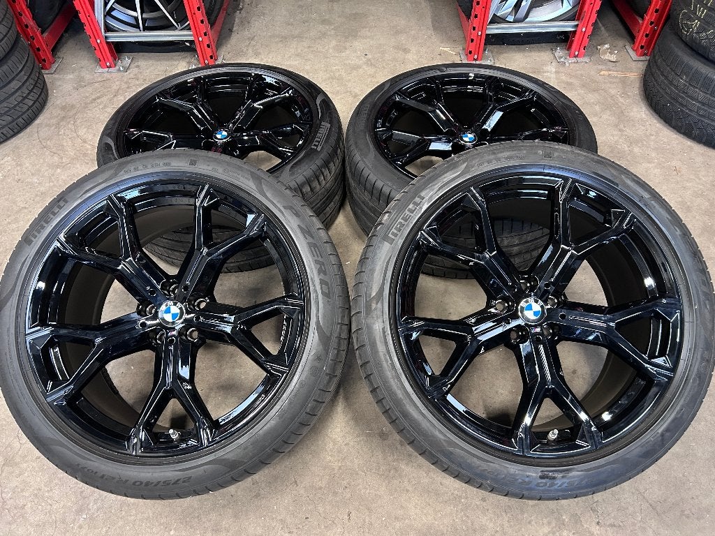 21 inch originele velgen + zomerbanden BMW X5 X6 style 741 M