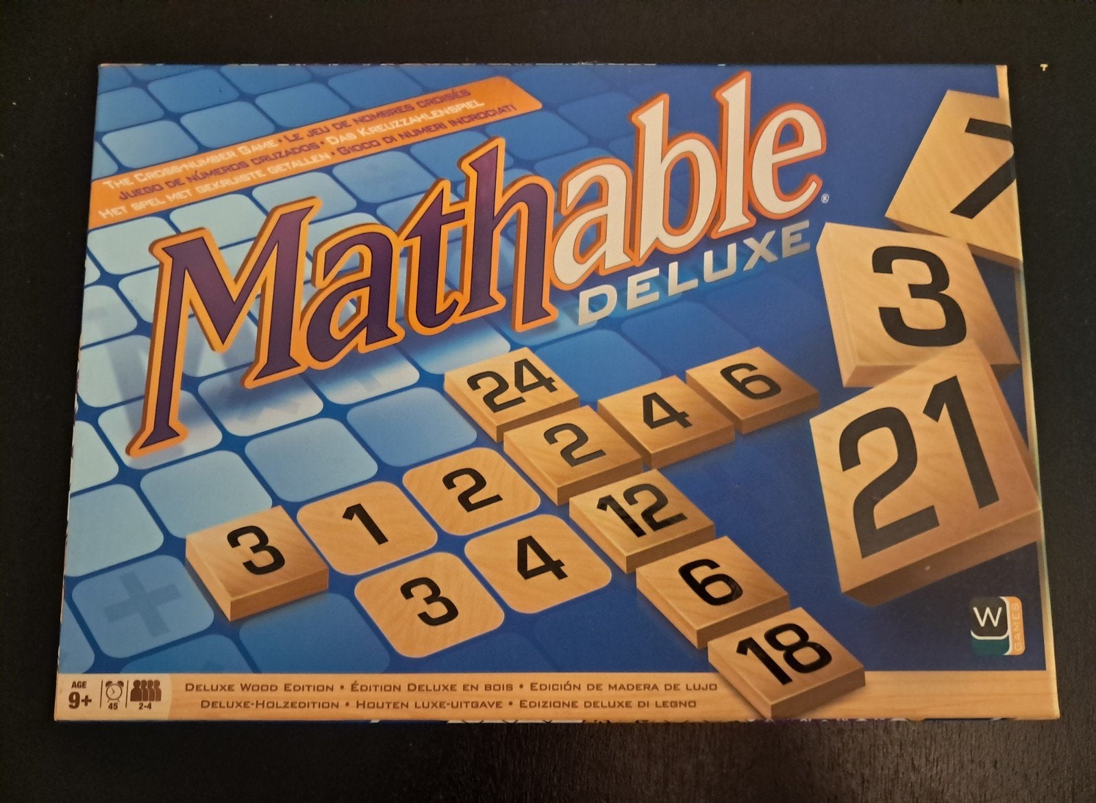 Mathable Deluxe Bordspel - Houten Editie, Hobby en Vrije tijd, Gezelschapsspellen | Bordspellen, Drie of vier spelers, Verzenden