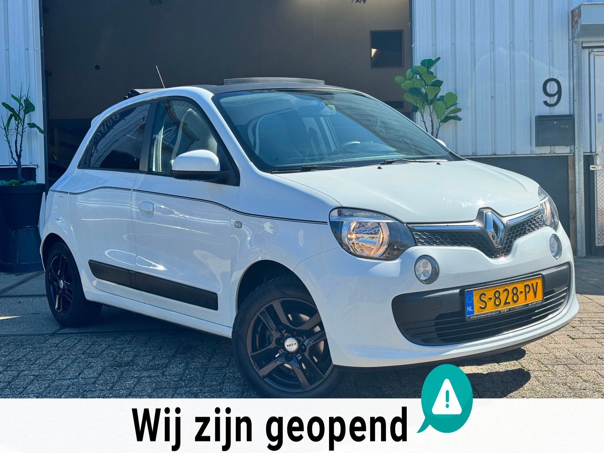 Renault Twingo 1.0 | SCe | Authentique | OPEN DAK | ELEK. RA, 839 kg, Gebruikt, 4 stoelen, Wit