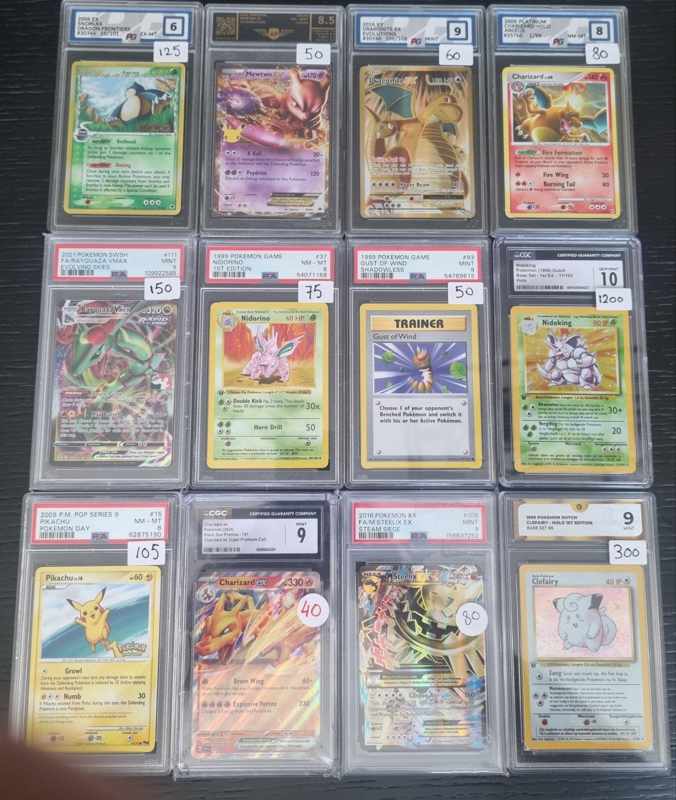 Allerlei slabs, prijzen staan er bij, Ophalen of Verzenden, Zo goed als nieuw, Meerdere kaarten, Foil