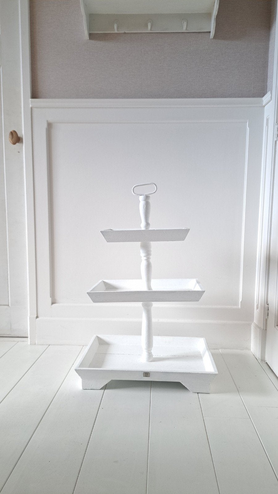 3-laags etagère van Riviera Maison, Ophalen, Gebruikt, Etagère, Hout
