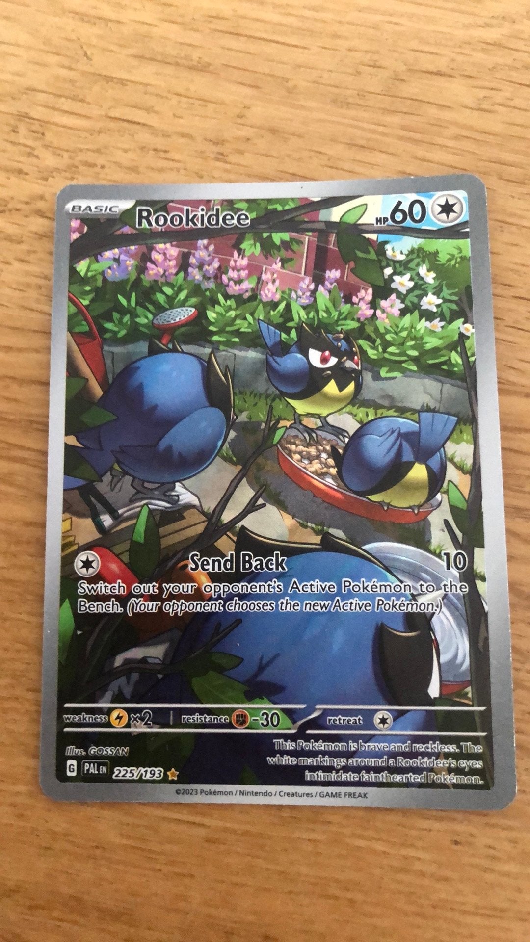 Pokemon kaart Rookidee, Ophalen, Zo goed als nieuw