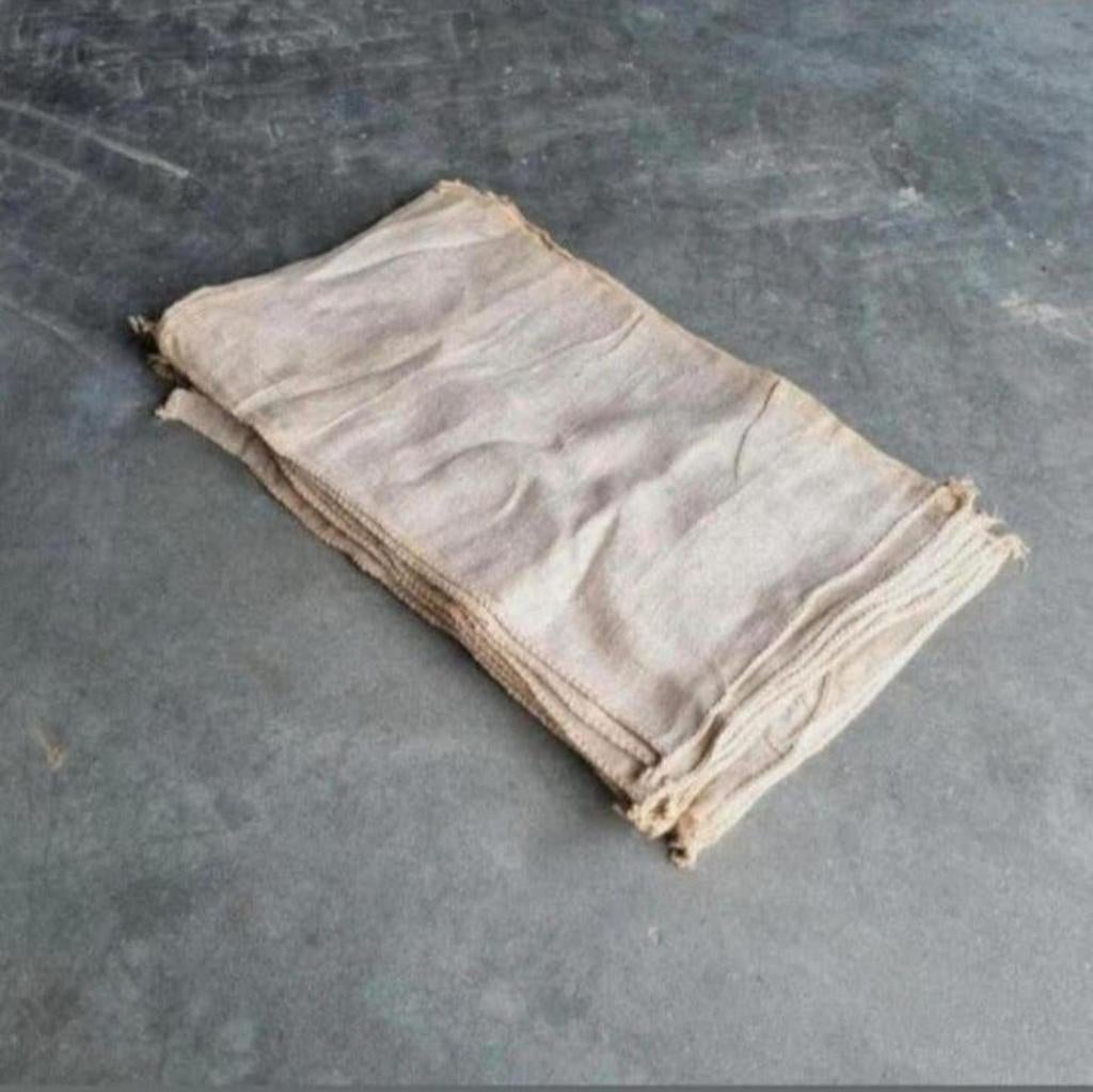 nieuwe jute zakken 60 x 110 circa 200 stuks, Hobby en Vrije tijd, Stoffen en Lappen, Ophalen of Verzenden, Nieuw