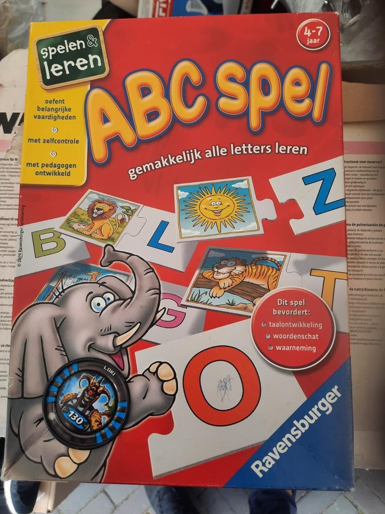 Educatieve Spellen: ABC Spel, Letters Leren & Cars Puzzel, Kinderen en Baby's, Speelgoed | Educatief en Creatief, Ophalen of Verzenden