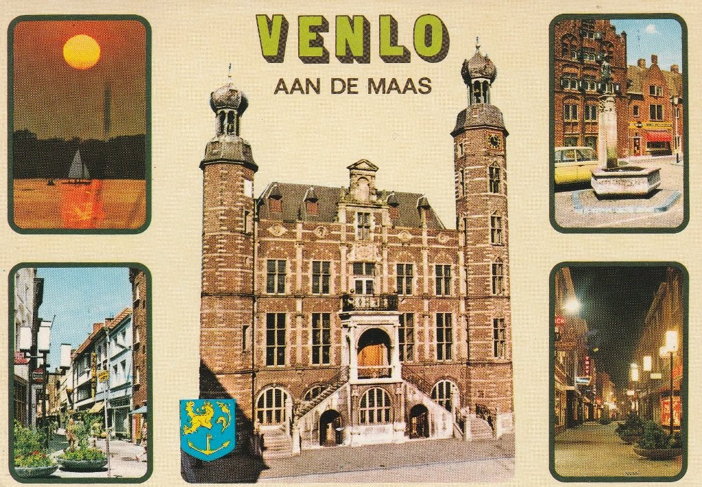 Venlo aan de maas 1988, Ophalen of Verzenden, 1980 tot heden, Gelopen, Limburg