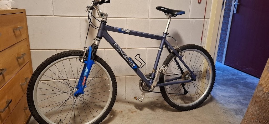 Old school mountainbike - Weinig gebruikt, prima staat, Fietsen en Brommers, Fietsen | Mountainbikes en ATB, Gebruikt, Hardtail