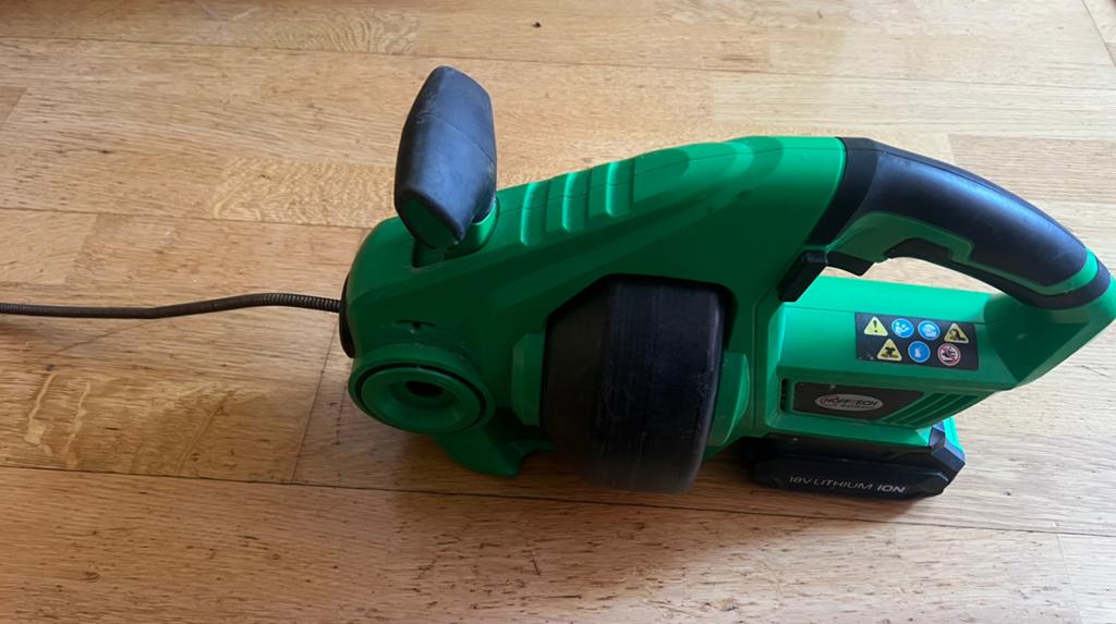 Hofftech 18V Lithium Ion rioolontstopper, Ophalen of Verzenden, Gebruikt