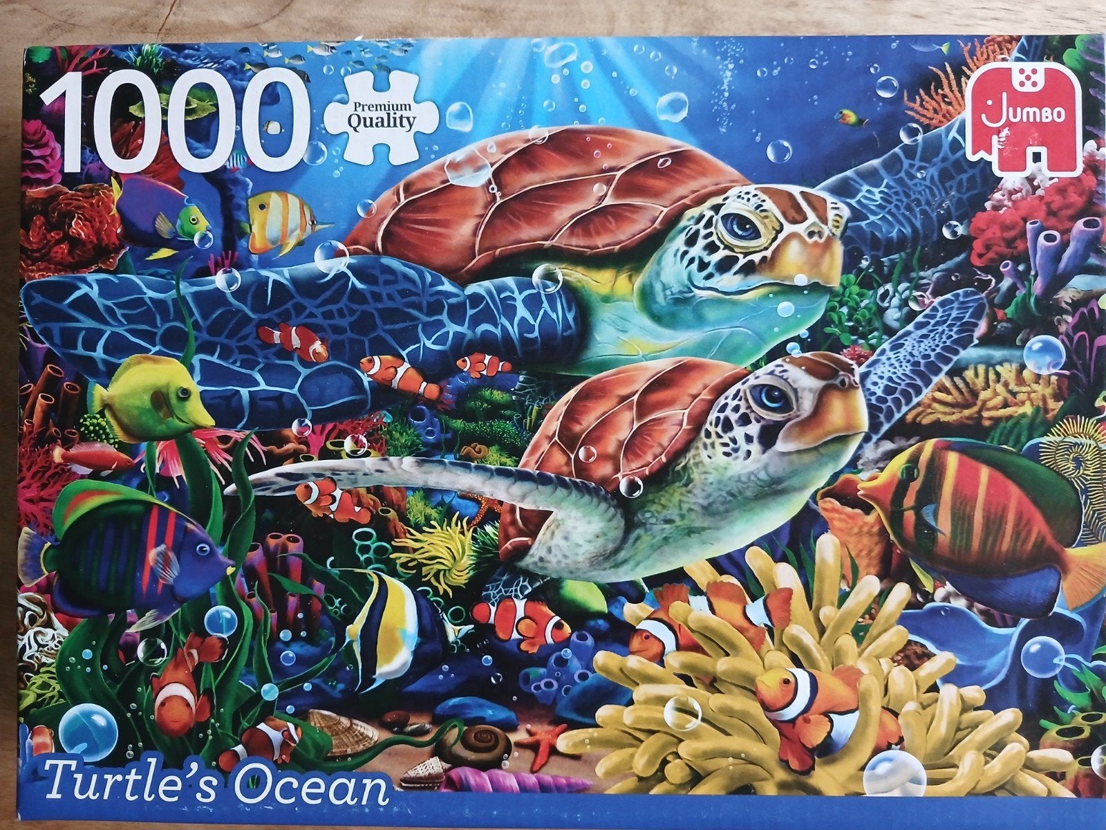puzzel jumbo schildpad, Ophalen, 500 t/m 1500 stukjes, Zo goed als nieuw