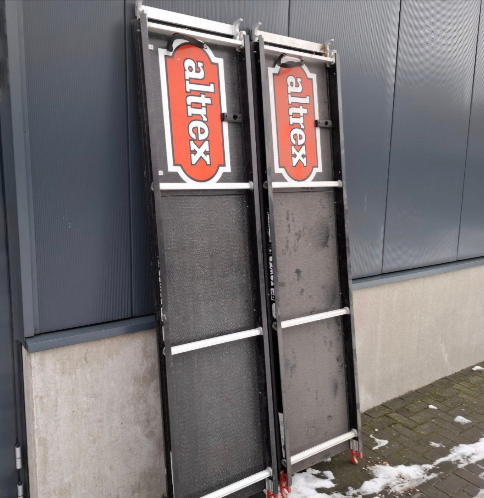 Altrex RS Tower 5 Fiber-Deck platformen Topstaat!!, Ophalen, Gebruikt, Rolsteiger of Kamersteiger, 2 tot 5 meter