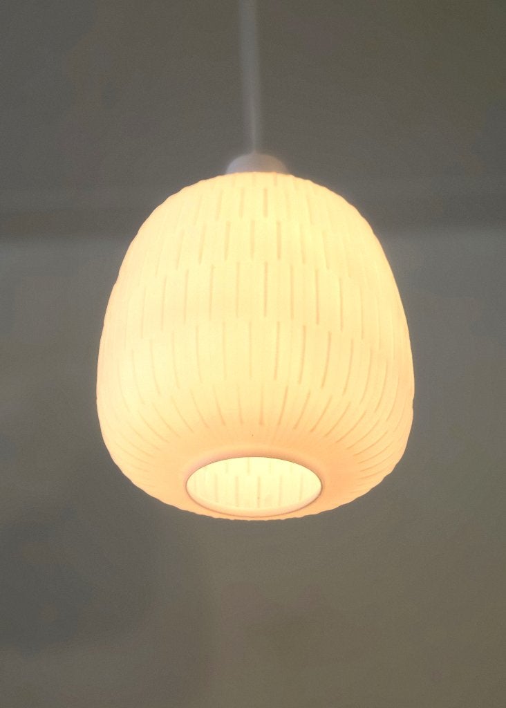 Aloys F. Gangkofner hanglamp voor Peill & Putzler,, Vintage design, Mid century modern, Gebruikt, Glas, E27 (groot)