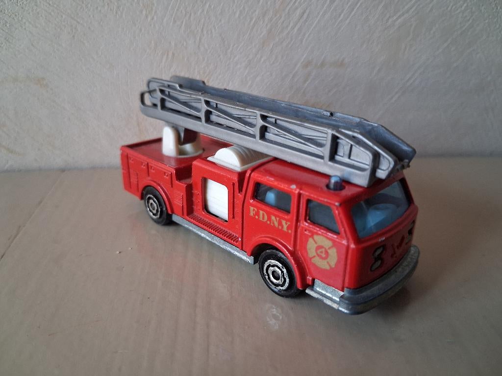 Pompier / brandweerwagen / Fire Truck van Majorette, no 207, Ophalen of Verzenden, Zo goed als nieuw, Bus of Vrachtwagen, Majorette