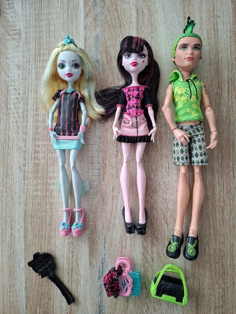 Monster high scaris dolls, Ophalen of Verzenden, Zo goed als nieuw, Pop
