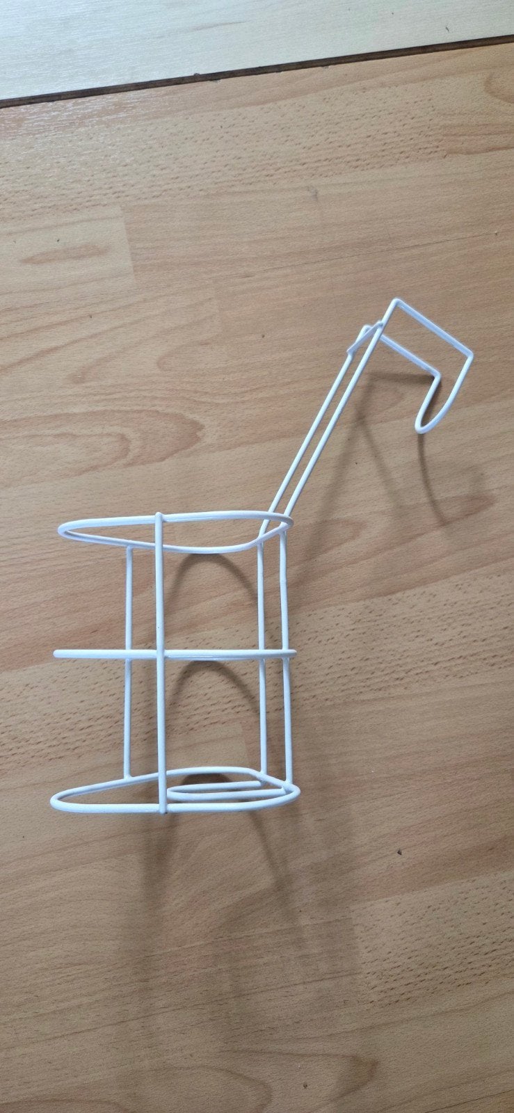 Rekje voor urinaal aan bed - Wit metaal, Ophalen