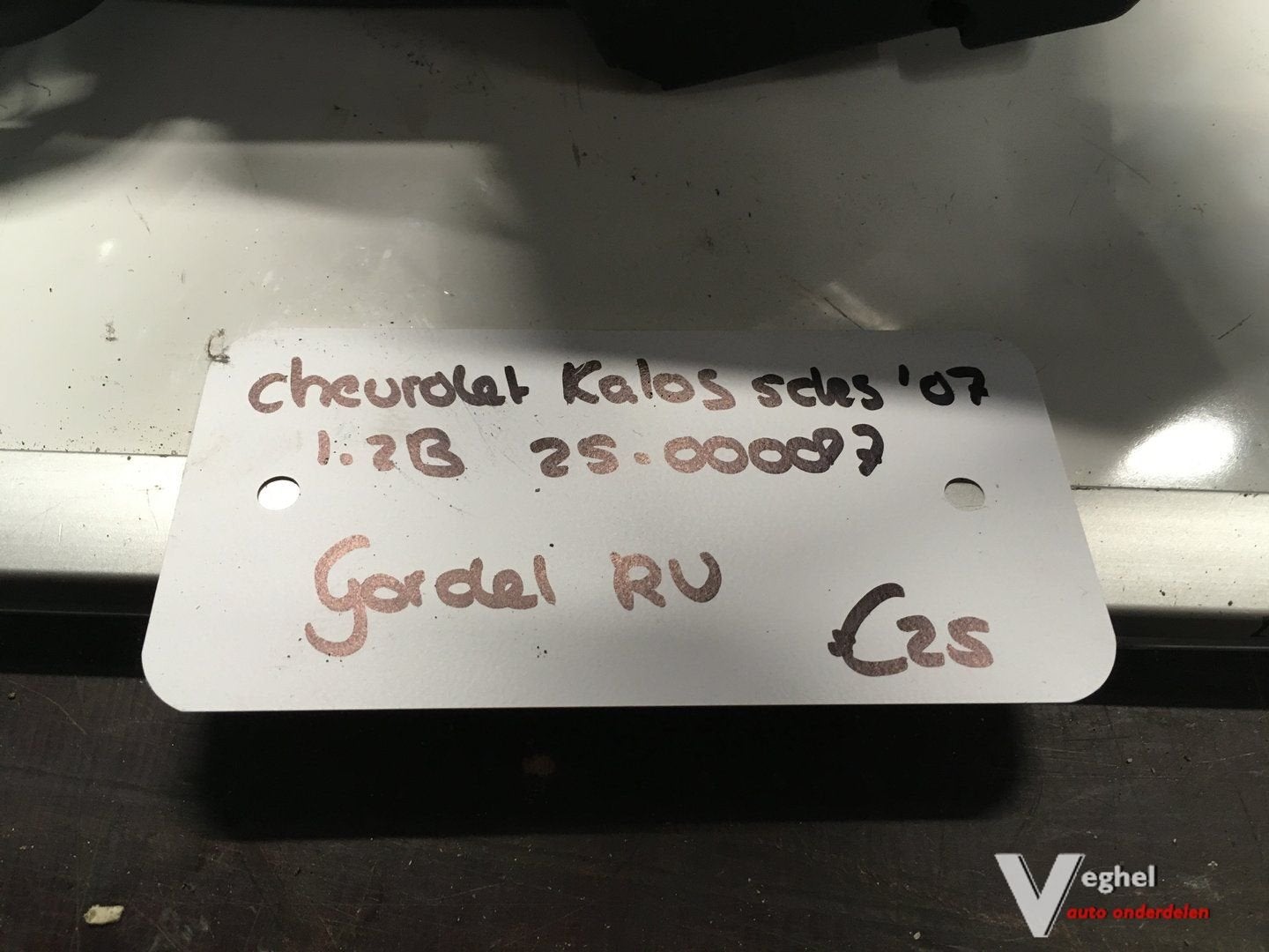 Chevrolet Kalos 2007 1.2 B 2500087  Gordel Linksvoor of Rech, Auto-onderdelen, Gebruikt, -, -, Ophalen of Verzenden