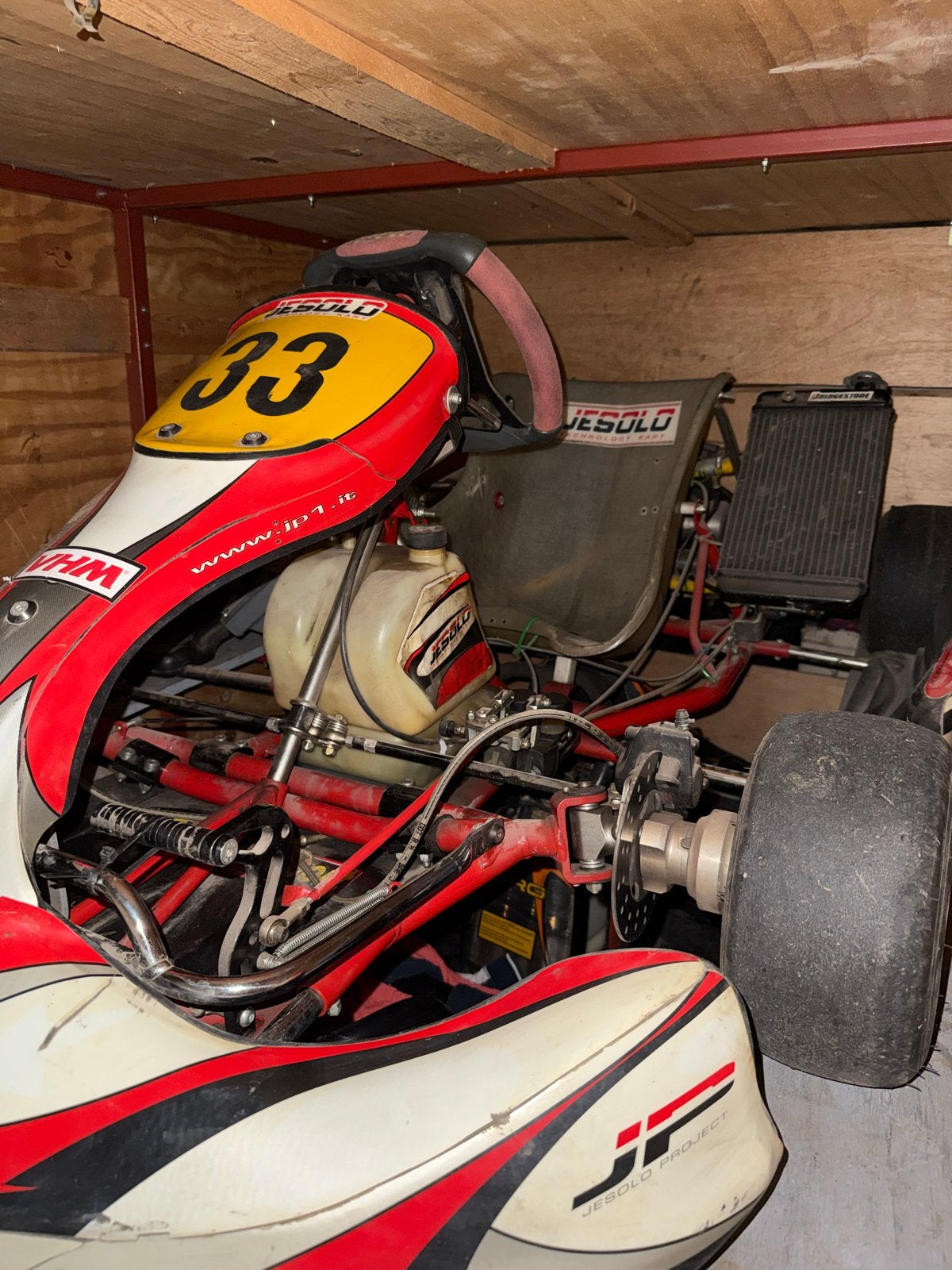 Schekelkart met Pavesi motor, Ophalen, Gebruikt, Kart