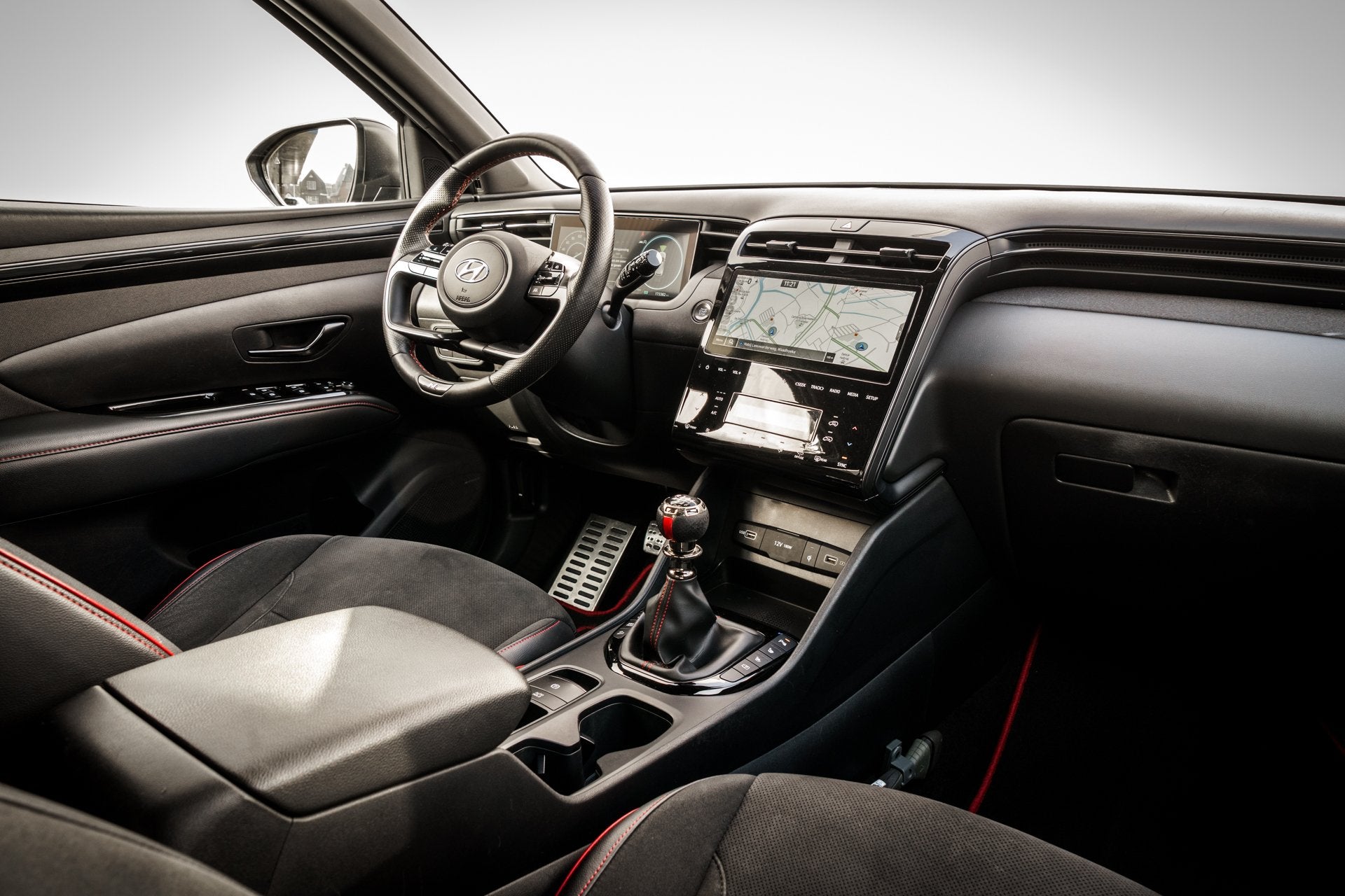 Hyundai Tucson 1.6 T-GDi MHEV N Line | Trekhaak | Adapt. Cru, Auto's, Gebruikt, 4 cilinders, 1650 kg, Handgeschakeld