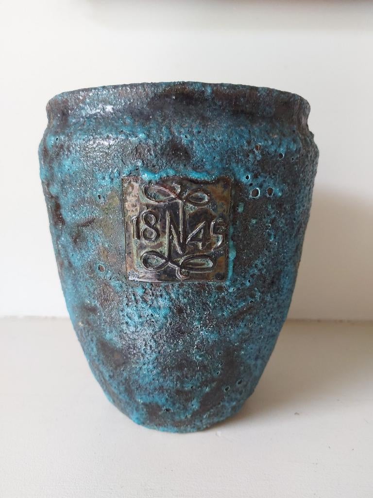 Peter Groeneveldt bruisglazuur vaas 18N45, Ophalen of Verzenden