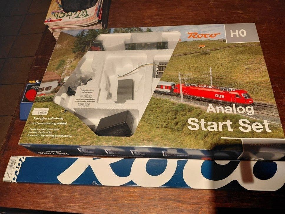 Roco H0 Analoge Startset met extra rails, Ophalen of Verzenden