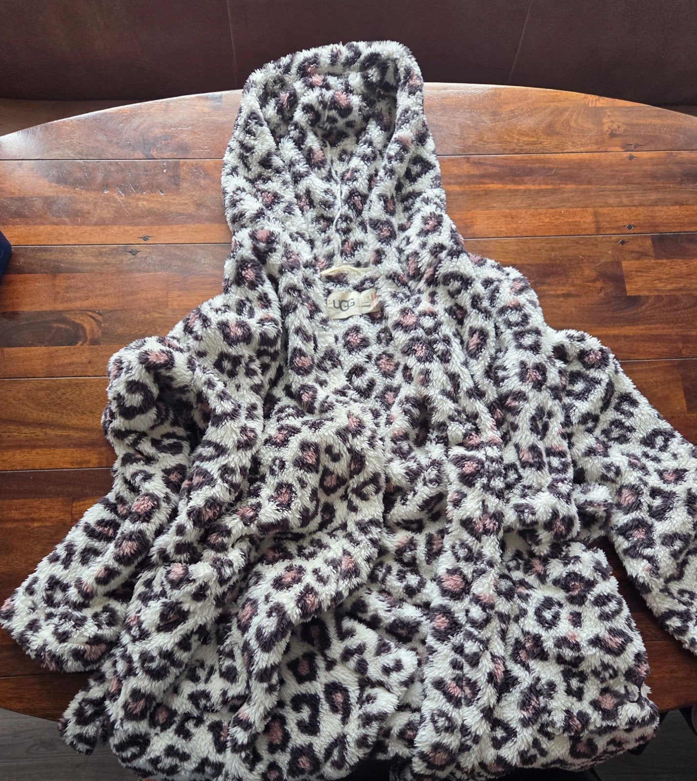 UGG badjas ochtendjas maat L, UGG, Ophalen of Verzenden, Zo goed als nieuw, Maat 42/44 (L)