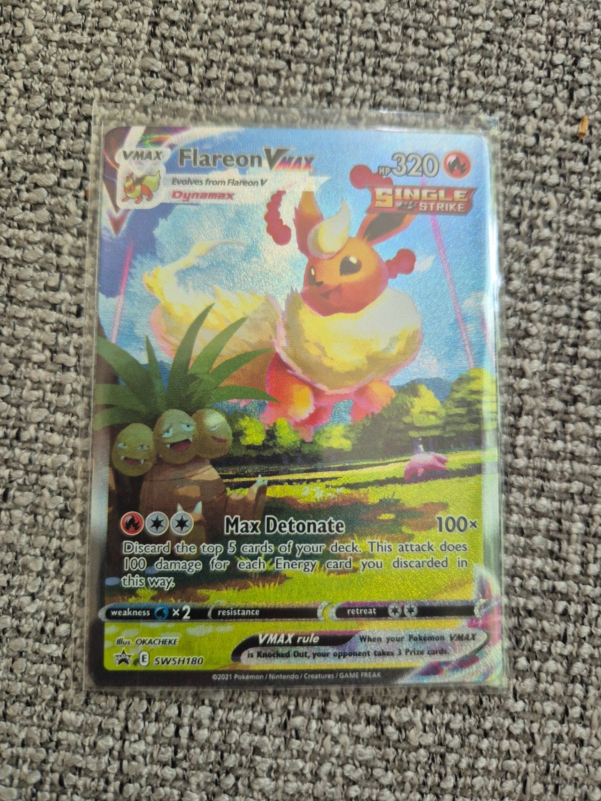Flareon vmax alt art, Ophalen, Zo goed als nieuw
