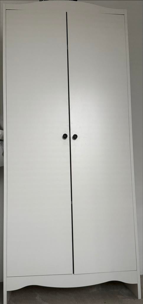 IKEA SMÅGÖRA Kledingkast, wit, 80x50x187 cm, Ophalen, Kast, 50 tot 70 cm, 105 cm of meer