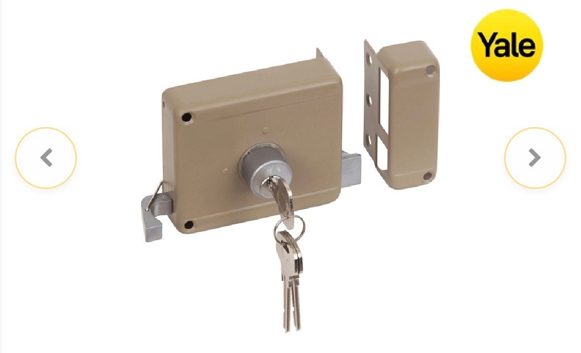 YALE 634-635oplegslot | 1 toers vaste buitcilinder | DM 60mm, Ophalen of Verzenden, Nieuw, Slot