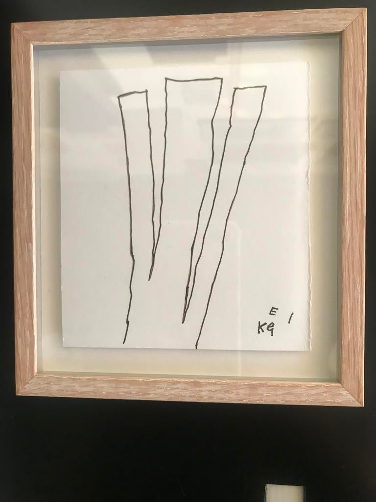 Klaas Gubbels, werktekening E1, Antiek en Kunst, Kunst | Overige Kunst, Ophalen